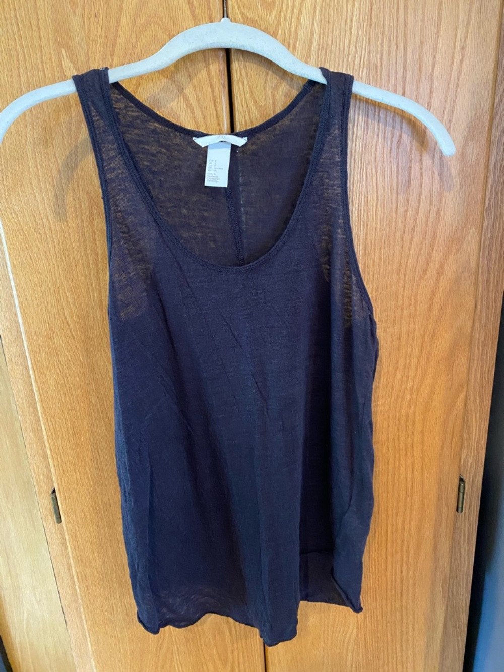 H & M Lightweight Black Women's Tank Top